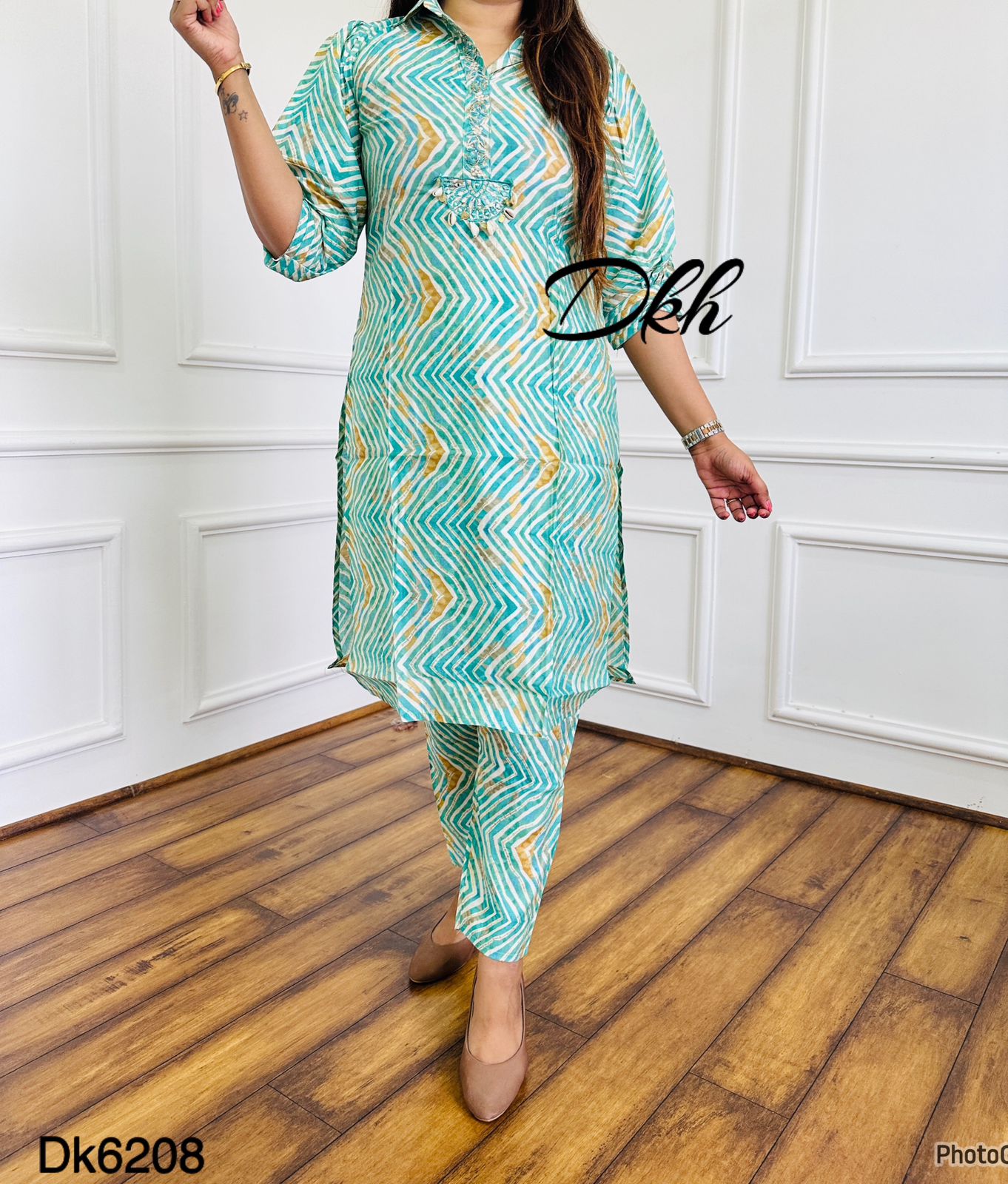 Premium maslin 2 pc suit DK6208