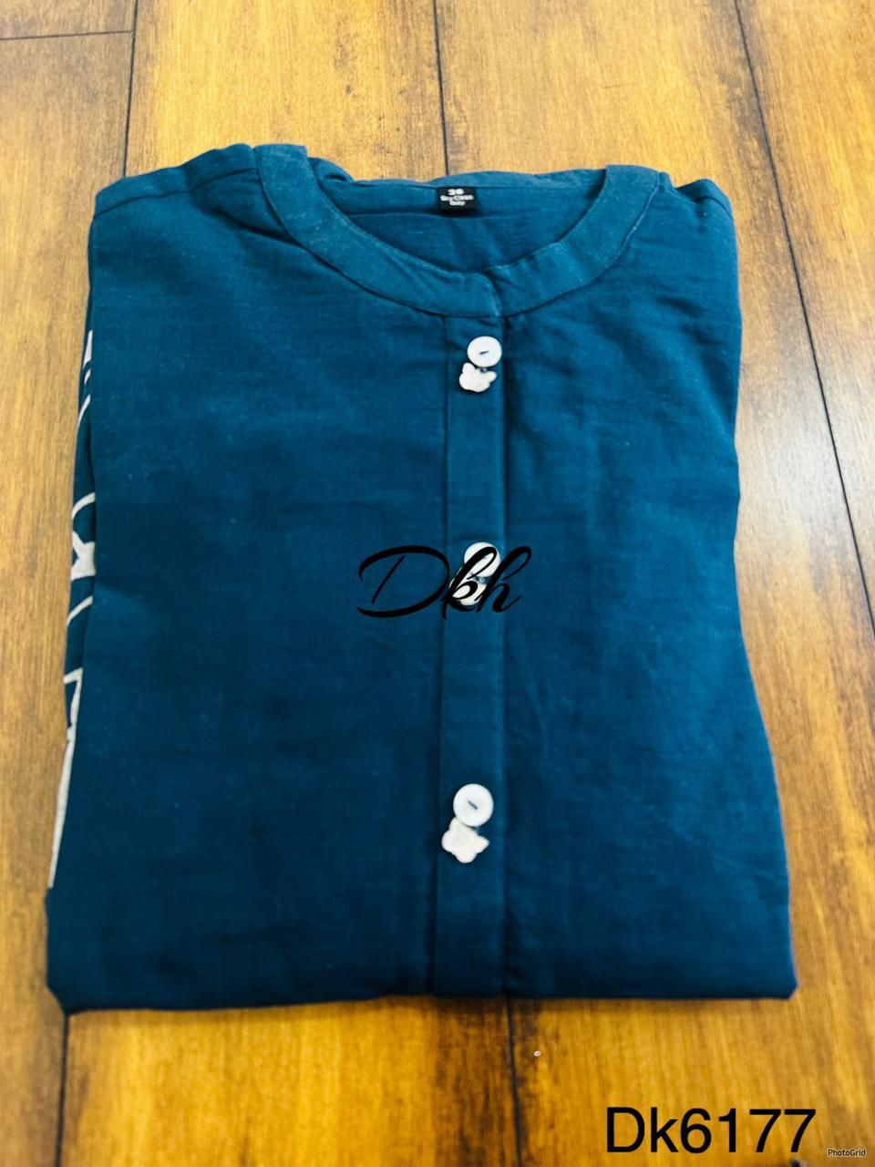 Premium cotton flex beautifully printed tunic  Dk6177