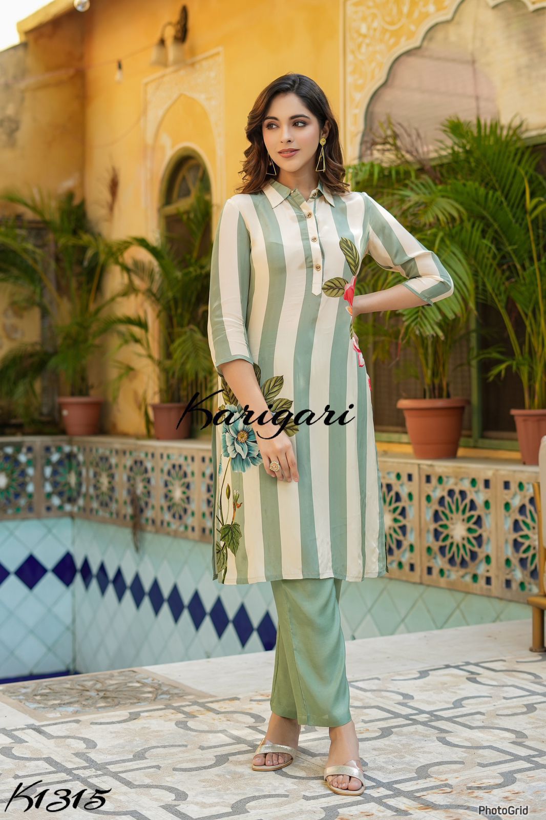 Summer delight 2 pc kurti pan K1315