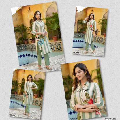 Summer delight 2 pc kurti pan K1315