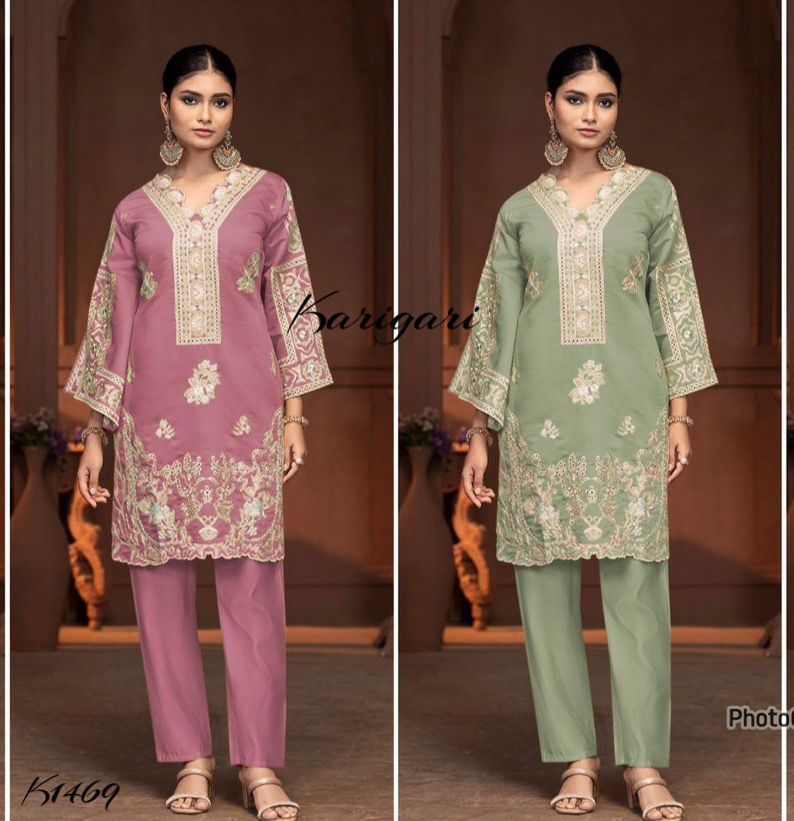 karigari by DKH k1469  Premium maslin coord set