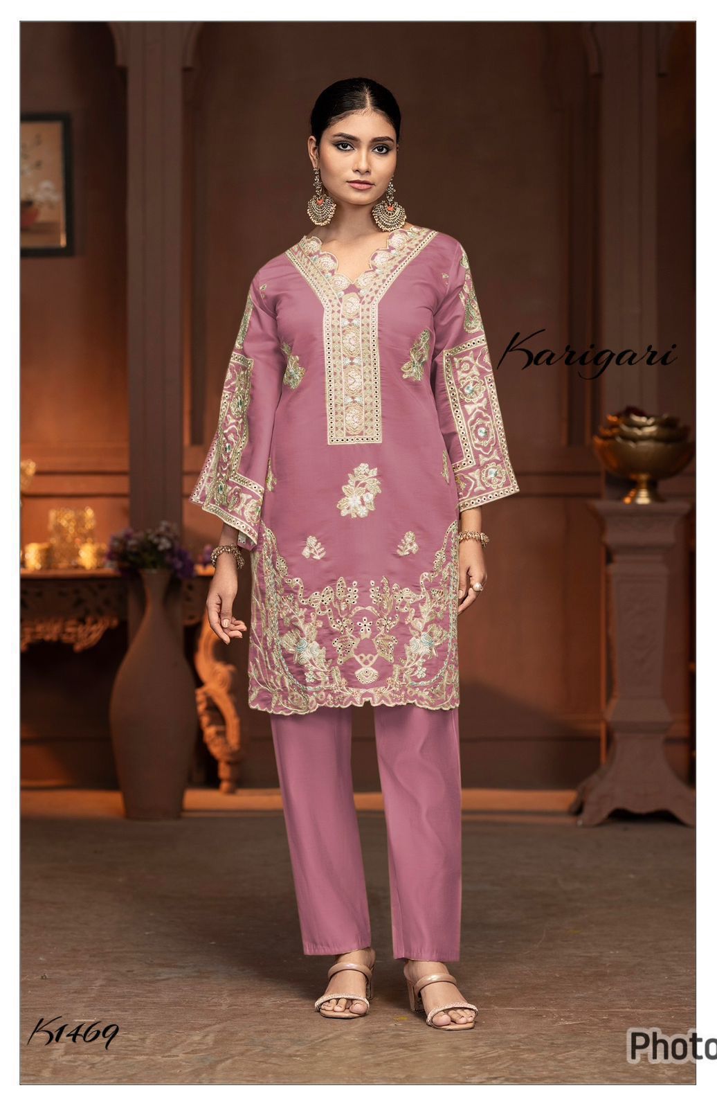 karigari by DKH k1469  Premium maslin coord set