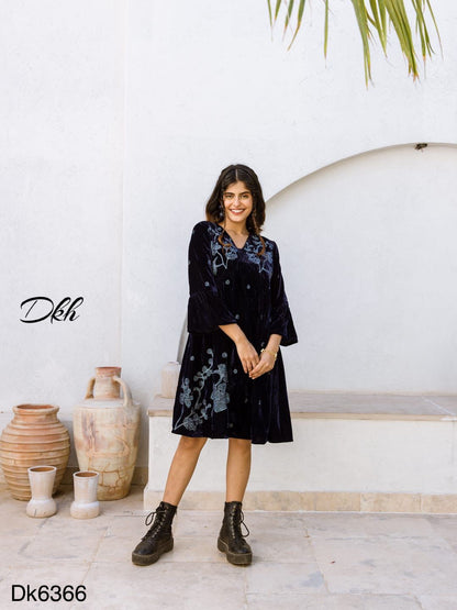 DKH Dk6366  Premium velvet tunic