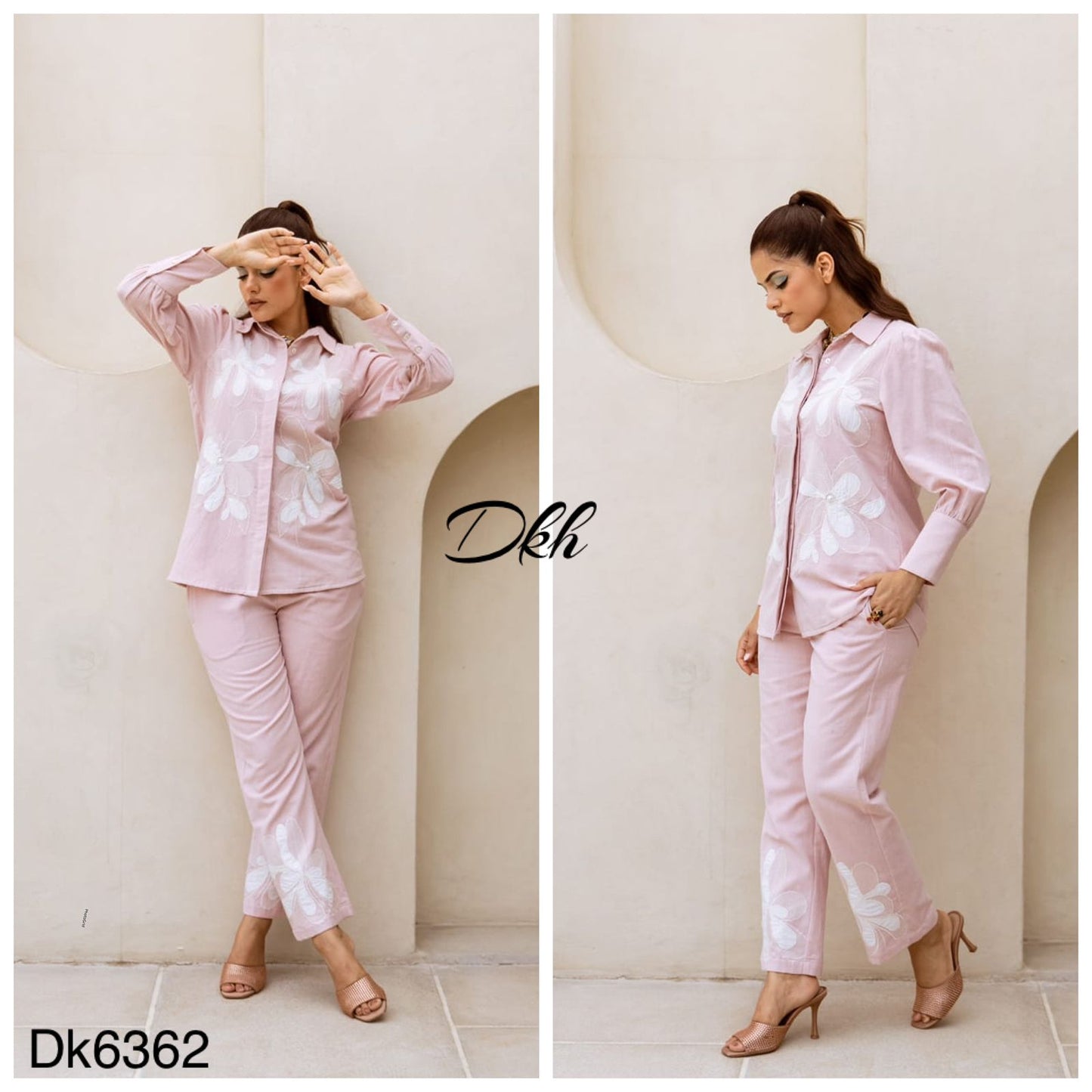 DKH Dk6362  Super Premium cotton coord sets