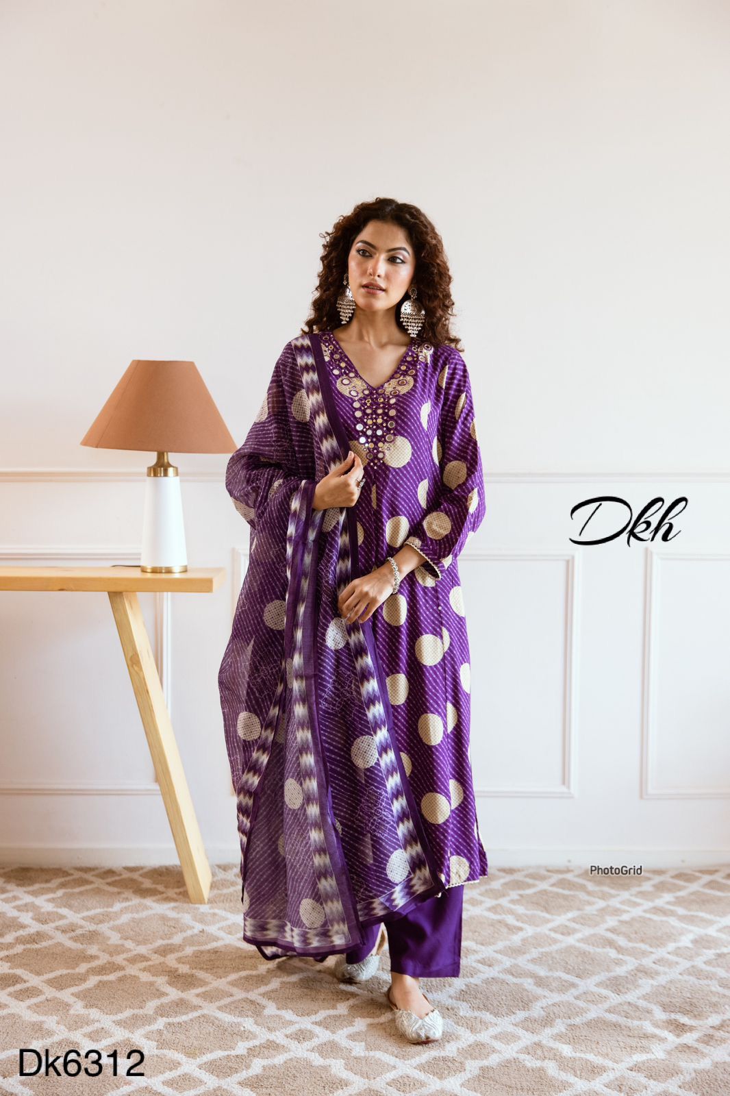 DKH Dk6312  Premium German rayon 3 pc suit set