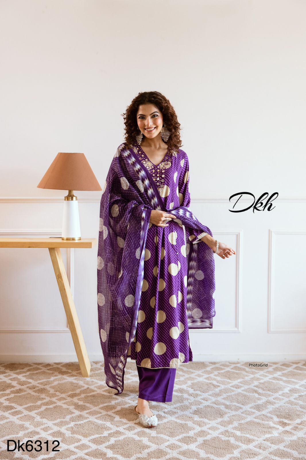 DKH Dk6312  Premium German rayon 3 pc suit set