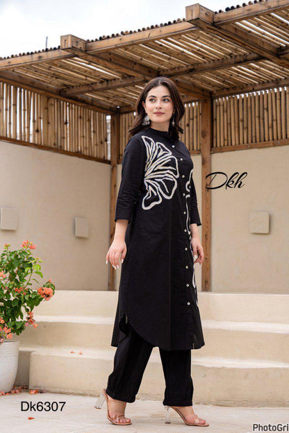 DKH Dk6307  Premium cotton coord set