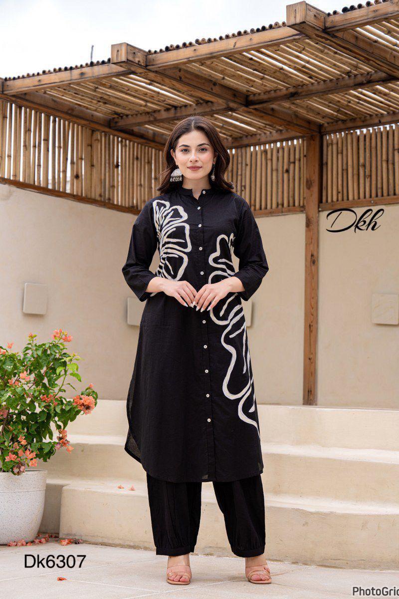 DKH Dk6307  Premium cotton coord set