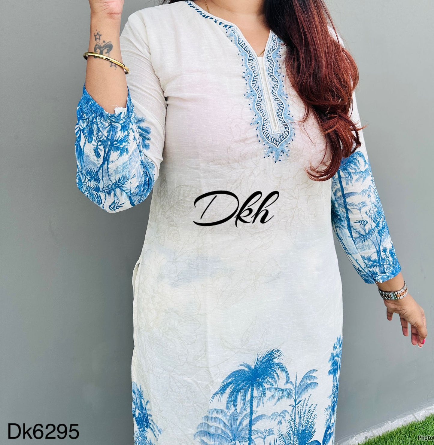 DKH DK6295  Premium pure linen coord set