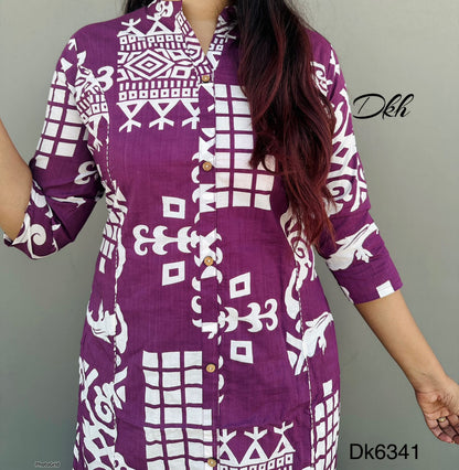 DKH Dk6341  Premium cotton 2 pc set