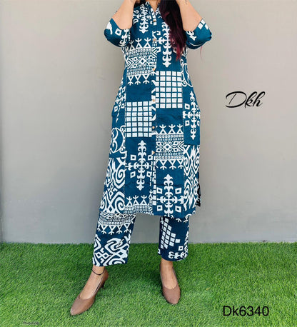 DKH Dk6340  Premium cotton 2 pc set